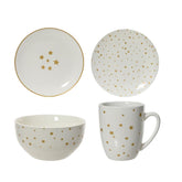 Kitchen Goods Porcelain Dinner Set of 16 Pieces - Star Pattern